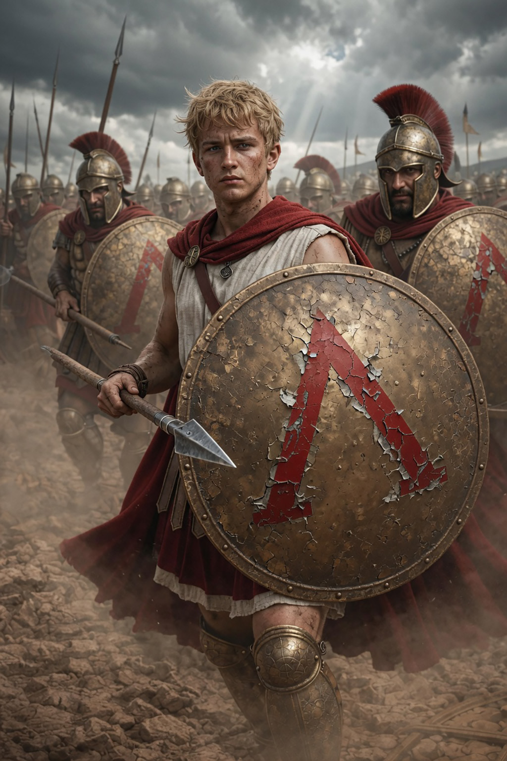 Shield-Bearer Youths — Sparta Unit